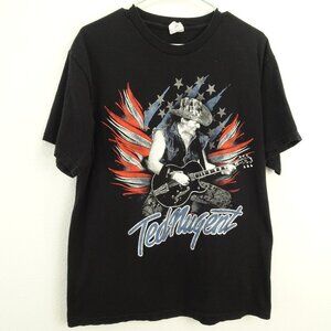 Alstyle Apparel T-Shirt Men's Ted Nugent Large Black